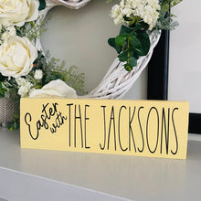 Load image into Gallery viewer, Personalised Easter Sign