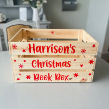 Load image into Gallery viewer, Christmas Book Crate Box