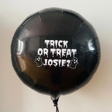 Load image into Gallery viewer, Halloween Personalised Balloon Sticker