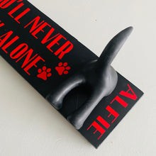 Load image into Gallery viewer, You’ll Never Walk Alone Dog Lead Hook With Name