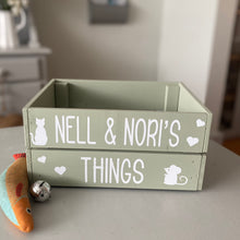 Load image into Gallery viewer, Personalised Cat Toy Box