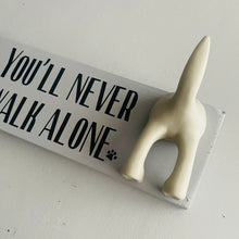 Load image into Gallery viewer, You'll Never Walk Alone Double Dog Lead Hook