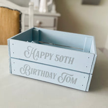 Load image into Gallery viewer, Personalised Happy Birthday Gift Crate