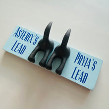 Load image into Gallery viewer, Personalised Double Dog Lead Hook