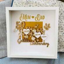 Load image into Gallery viewer, Personalised Golden Wedding Anniversary Gift
