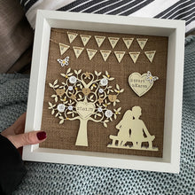 Load image into Gallery viewer, Golden Wedding Anniversary Frame