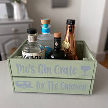 Load image into Gallery viewer, Personalised Caravan Drinks Crate