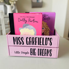 Load image into Gallery viewer, Personalised Teacher Book Crate