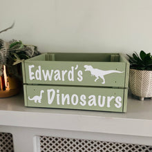 Load image into Gallery viewer, Personalised Dinosaur Crate