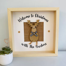 Load image into Gallery viewer, Reindeer Welcome Frame