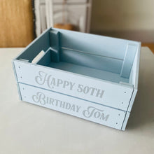 Load image into Gallery viewer, Personalised Happy Birthday Gift Crate