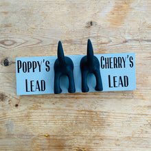 Load image into Gallery viewer, Personalised Double Dog Lead Hook