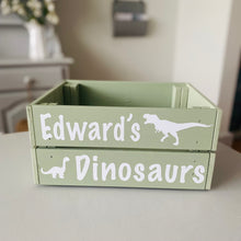 Load image into Gallery viewer, Personalised Dinosaur Crate