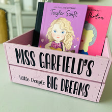 Load image into Gallery viewer, Personalised Teacher Book Crate