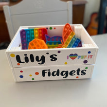 Load image into Gallery viewer, Personalised Fidget Toy Crate