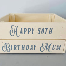 Load image into Gallery viewer, Personalised Happy Birthday Gift Crate