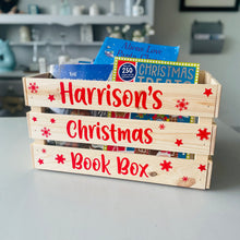 Load image into Gallery viewer, Christmas Book Crate Box