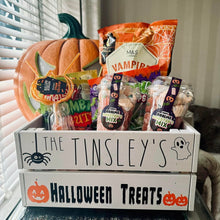 Load image into Gallery viewer, Personalised Halloween Treat Crate
