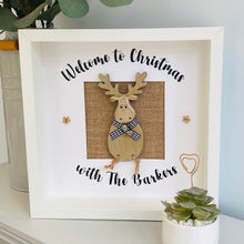 Load image into Gallery viewer, Reindeer Welcome Frame