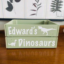 Load image into Gallery viewer, Personalised Dinosaur Crate