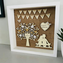 Load image into Gallery viewer, Golden Wedding Anniversary Frame