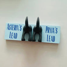 Load image into Gallery viewer, Personalised Double Dog Lead Hook