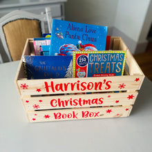 Load image into Gallery viewer, Christmas Book Crate Box