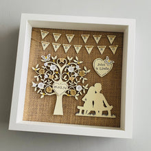 Load image into Gallery viewer, Golden Wedding Anniversary Frame