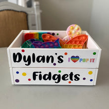 Load image into Gallery viewer, Personalised Fidget Toy Crate