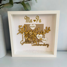 Load image into Gallery viewer, Personalised Golden Wedding Anniversary Gift