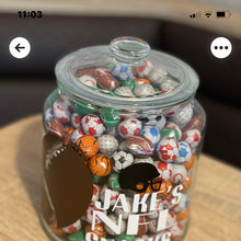Load image into Gallery viewer, NFL Football Snack Jar