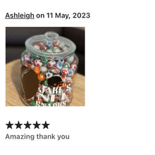 Load image into Gallery viewer, NFL Football Snack Jar