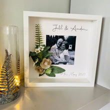 Load image into Gallery viewer, Personalised Engagement, Wedding or Anniversary Photo Frame