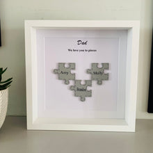 Load image into Gallery viewer, Personalised Framed Jigsaw 'We Love You to Pieces' Gift