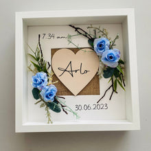 Load image into Gallery viewer, Floral Personalised New Baby Frame