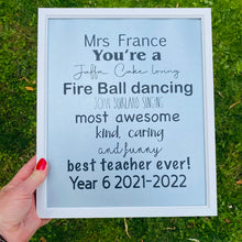 Load image into Gallery viewer, Customisable Teacher Thank You Poem