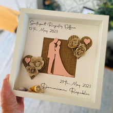 Load image into Gallery viewer, Custom Rustic Wedding Frame