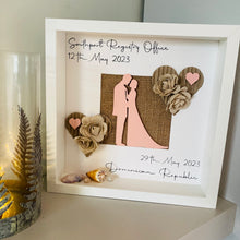 Load image into Gallery viewer, Custom Rustic Wedding Frame