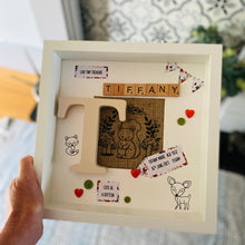 Load image into Gallery viewer, Personalised Woodland Theme Baby Girl Frame