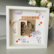 Load image into Gallery viewer, Personalised Woodland Theme Baby Girl Frame