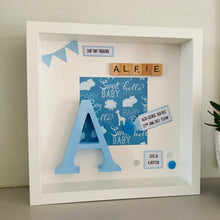 Load image into Gallery viewer, Personalised New Baby Framed Gift