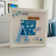 Load image into Gallery viewer, Personalised New Baby Framed Gift