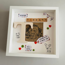 Load image into Gallery viewer, Personalised Woodland Theme Baby Girl Frame