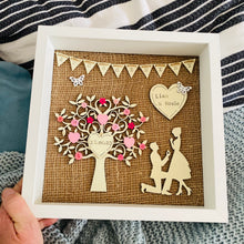 Load image into Gallery viewer, Personalised Rustic Engagement Gift