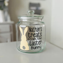 Load image into Gallery viewer, Personalised Easter Bunny Treat Jar