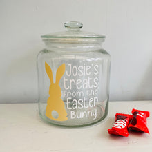 Load image into Gallery viewer, Personalised Easter Bunny Treat Jar