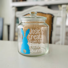 Load image into Gallery viewer, Personalised Easter Bunny Treat Jar