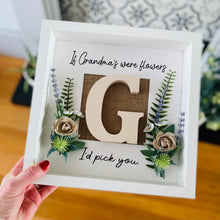 Load image into Gallery viewer, If Grandma’s Were Flowers Framed Gift