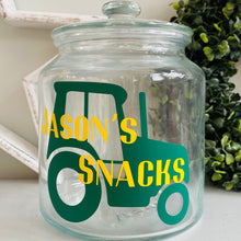 Load image into Gallery viewer, Personalised Tractor Jar