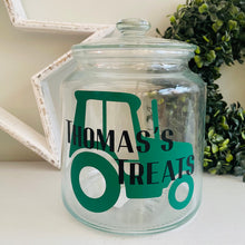 Load image into Gallery viewer, Personalised Tractor Jar
